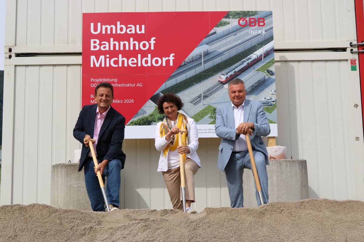 Baustart für den neuen Bahnhof Micheldorf Mobilitätsinitiative