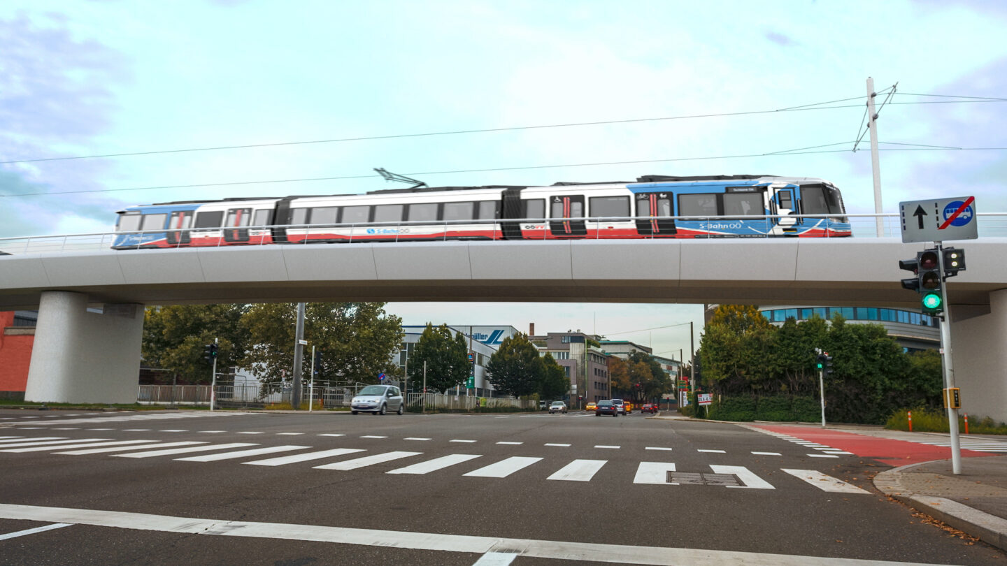 Regional-Stadtbahn Linz durchquert die Stadt Linz